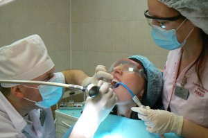 Отбеливание зубов айр фло (air flow) в Рязани - общий план
